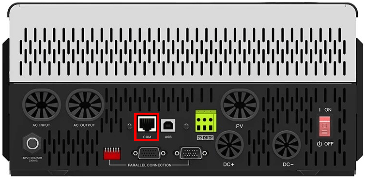 MUST COM/RS485 port